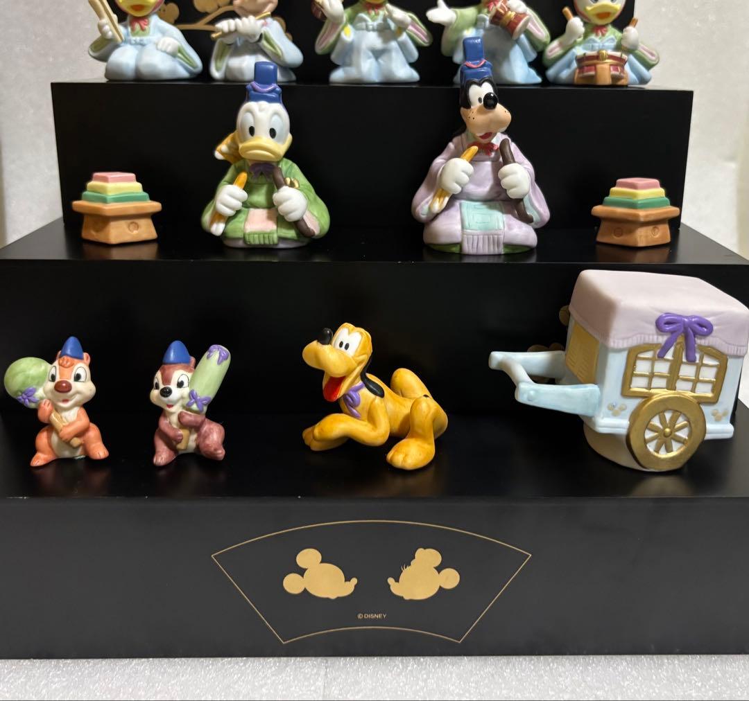 ディズニー　雛人形　五段飾り　陶器製