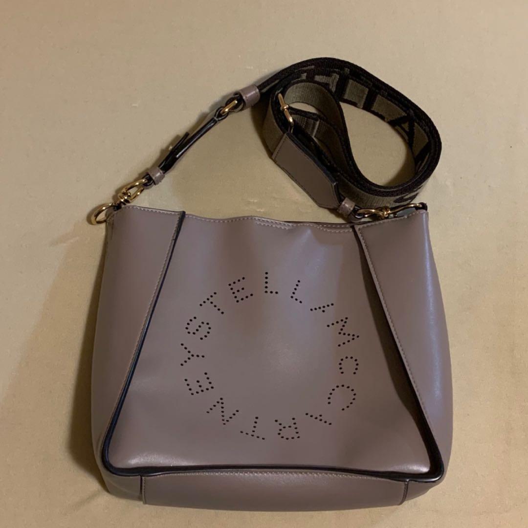 値下げ❣️美品Stella McCartney クロスボディバッグ ロゴ ベージュ