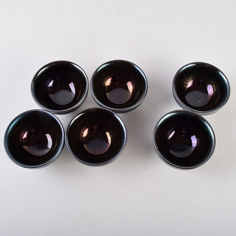 中国　建窯　建盞　天目茶碗　収蔵證書付　12点まとめて　V　R9201B