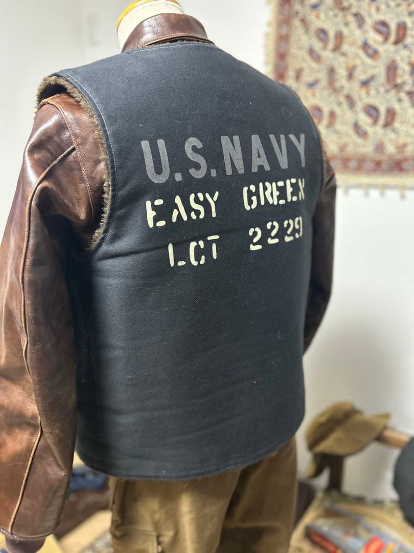 激レア品　リアルマッコイズ　アルパカ　デッキベスト　ステンシルカスタム