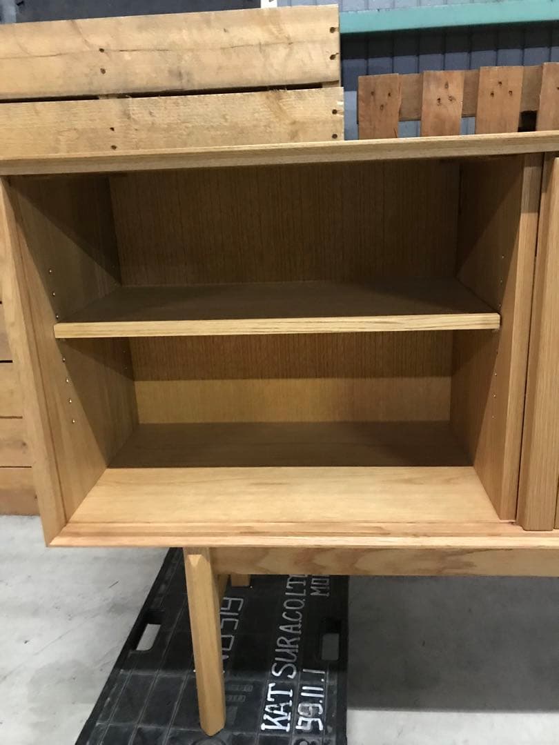 モデルルーム品 久和屋 DELTA デルタ ロングサイドボード180