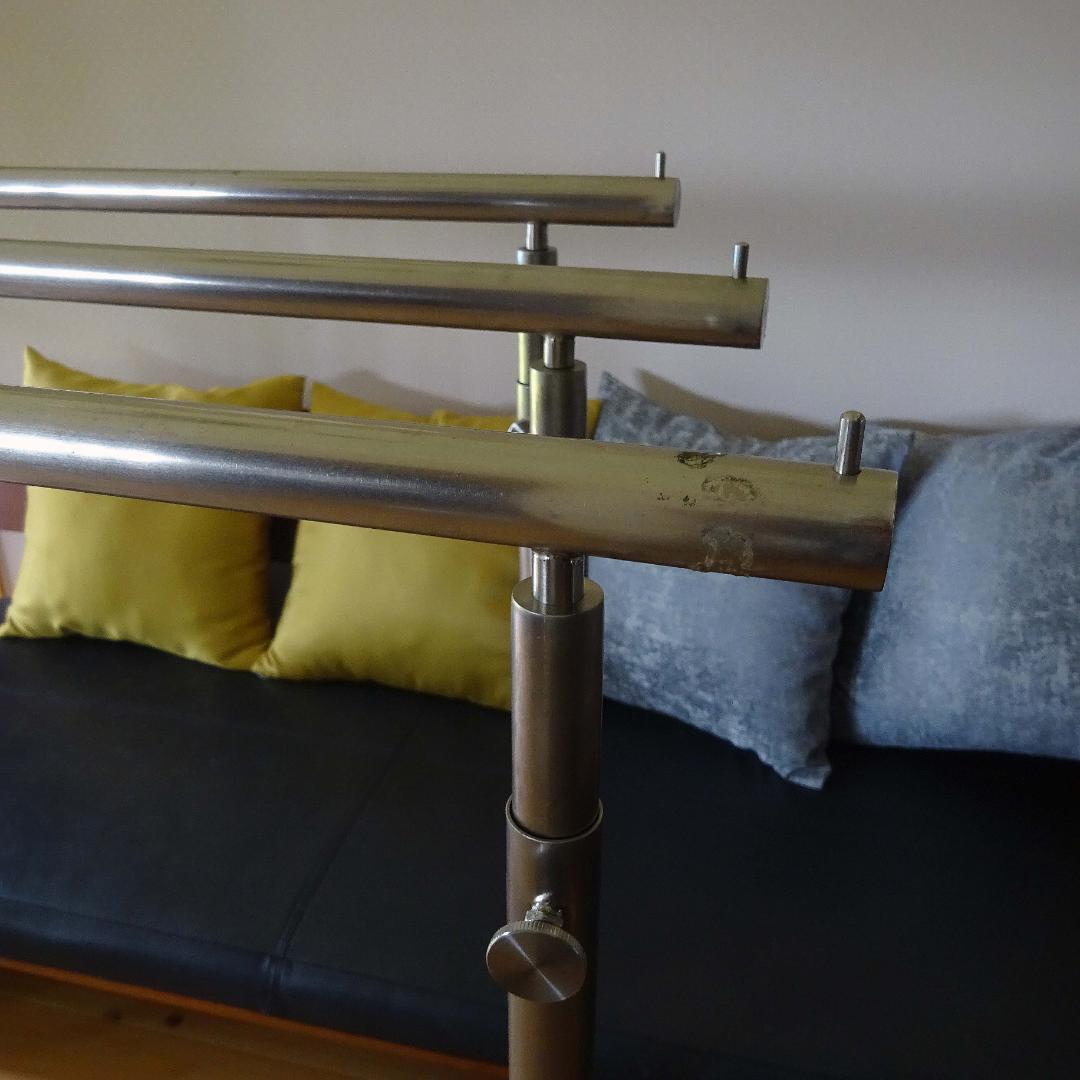 3点　ステンレス× ハンガーラック スタンド アイアン アンティーク調 アパレル