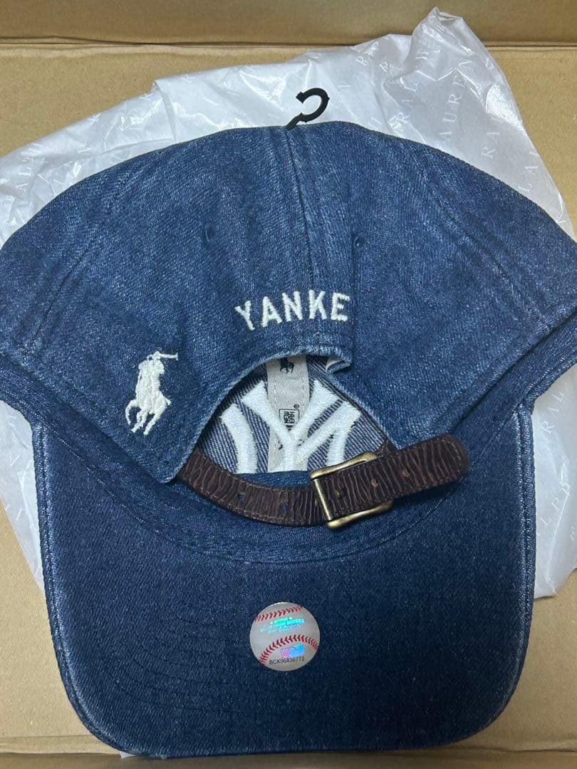 Ralph Lauren ヤンキース New Era デニム レア フリーサイズ