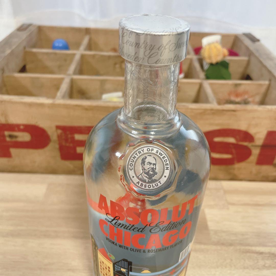 【超希少！・未開封】アブソリュート ウォッカ シカゴ 限定ボトル 限定フレーバー