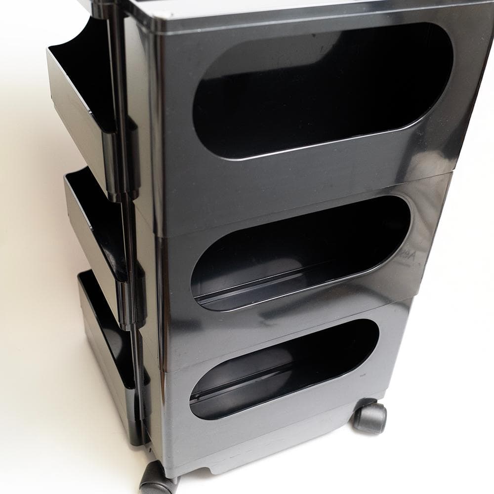 B-LINE ボビーワゴン 3段3トレイ ブラック