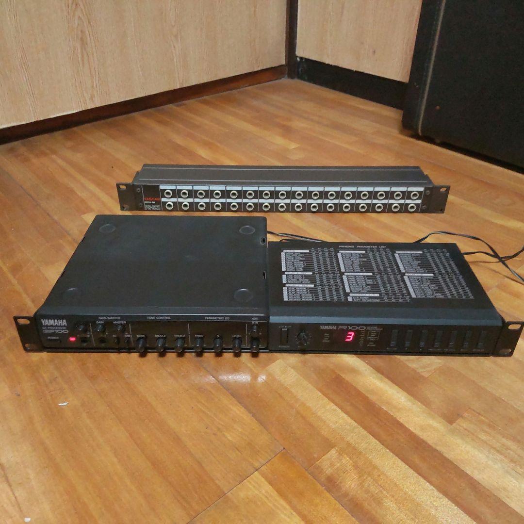 Yamaha R100+GSP-100 エフェクトプロセッサー+パッチベイ
