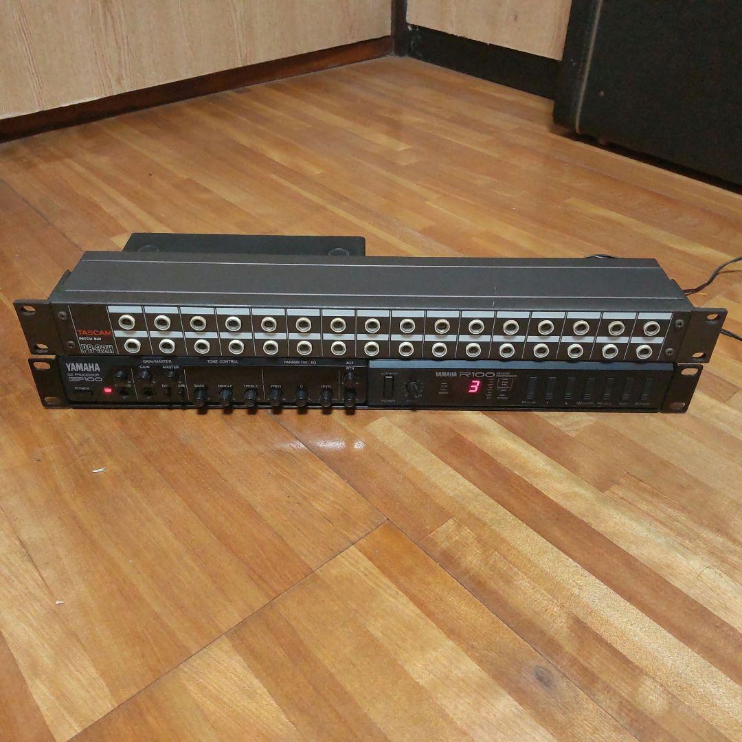 Yamaha R100+GSP-100 エフェクトプロセッサー+パッチベイ