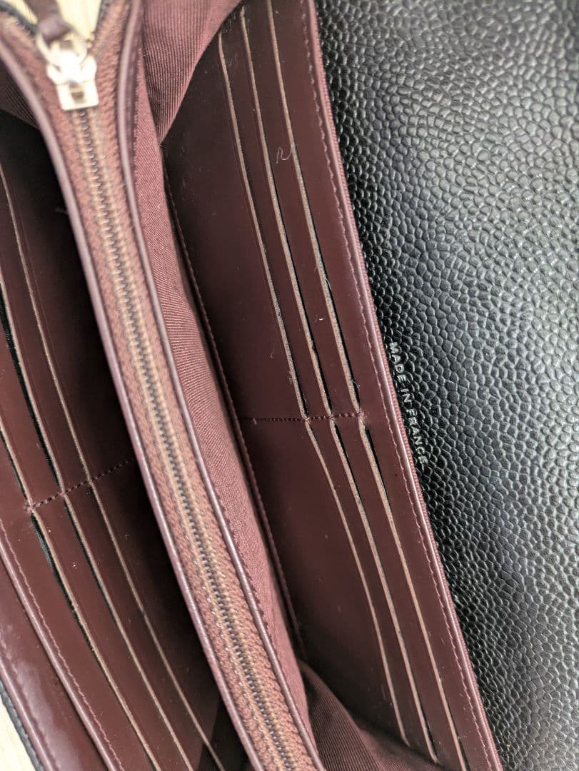 Momoセールシャネル クラシック ロング マトラッセ 二つ折り