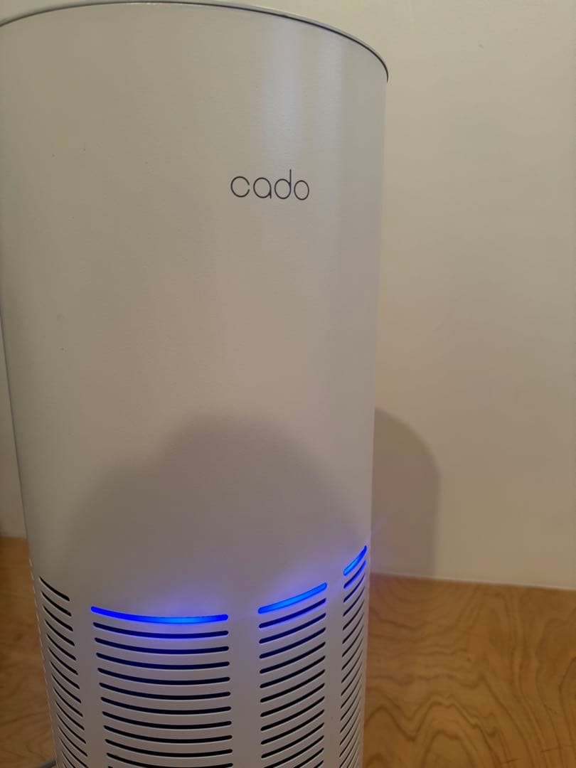 cado 空気清浄機 円筒形 ホワイト