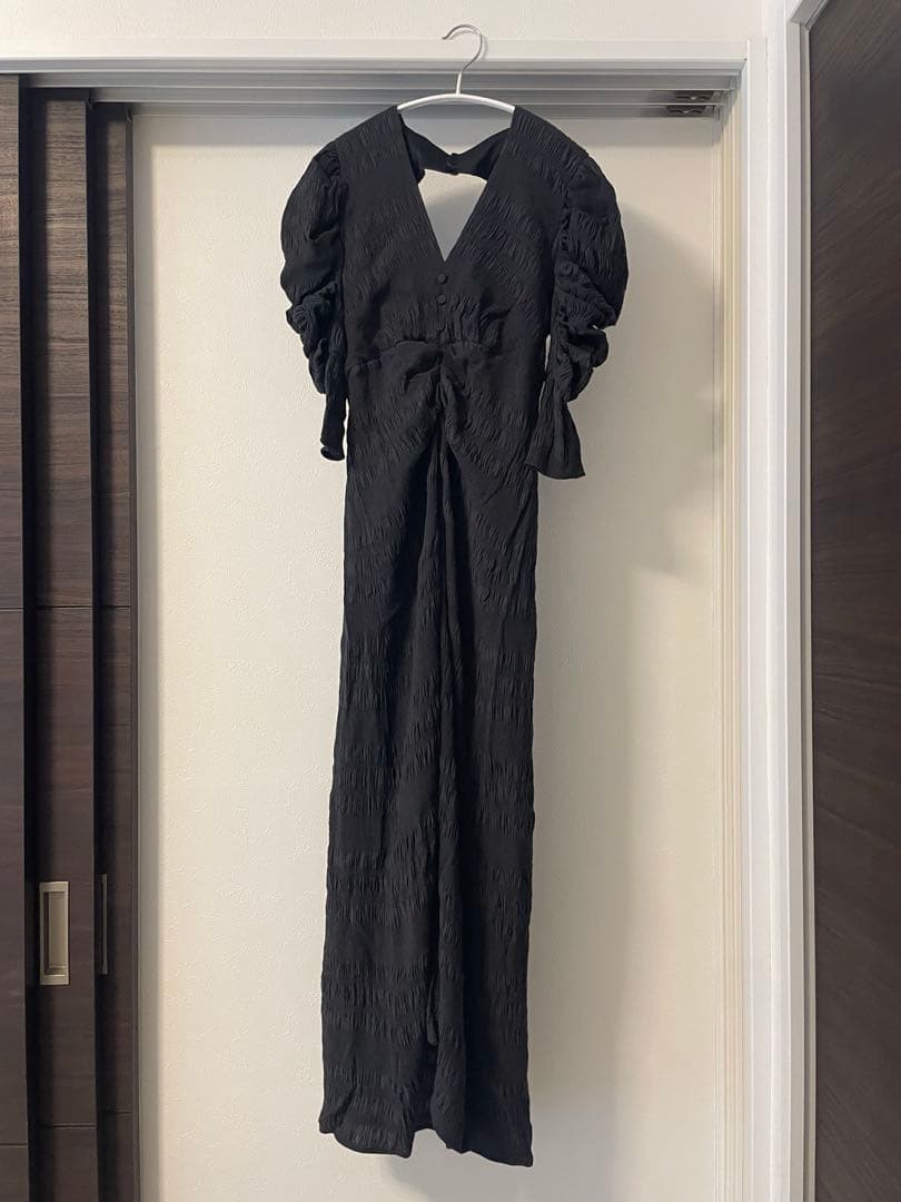 スーツ・フォーマル・ドレス Ameri VINTAGE BACK OPEN GATHER DRESS