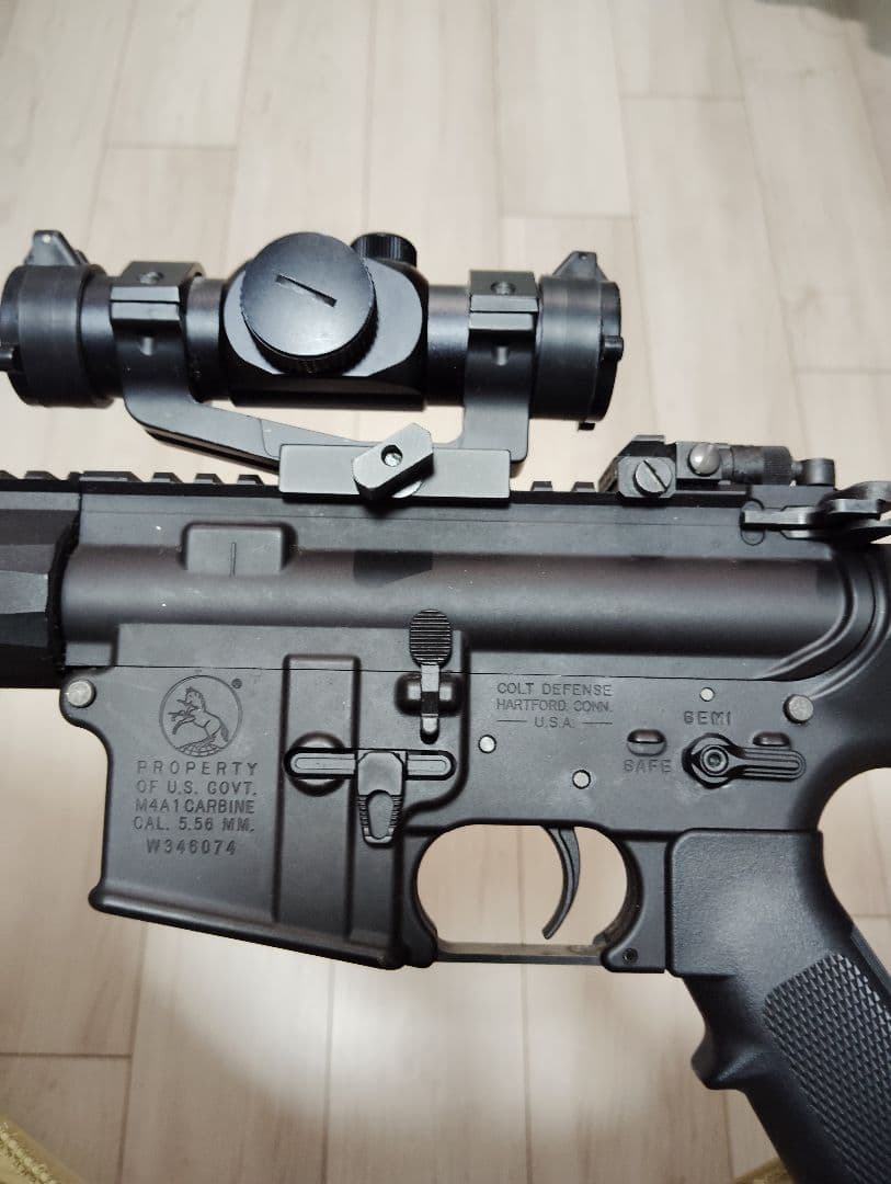 東京マルイMWS 外装カスタム 予備マグ サイト付