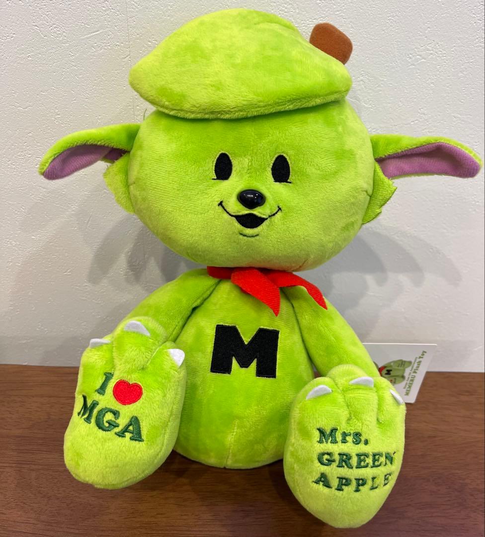 メメルぬいぐるみ＆リボン　ミセスグリーンアップル