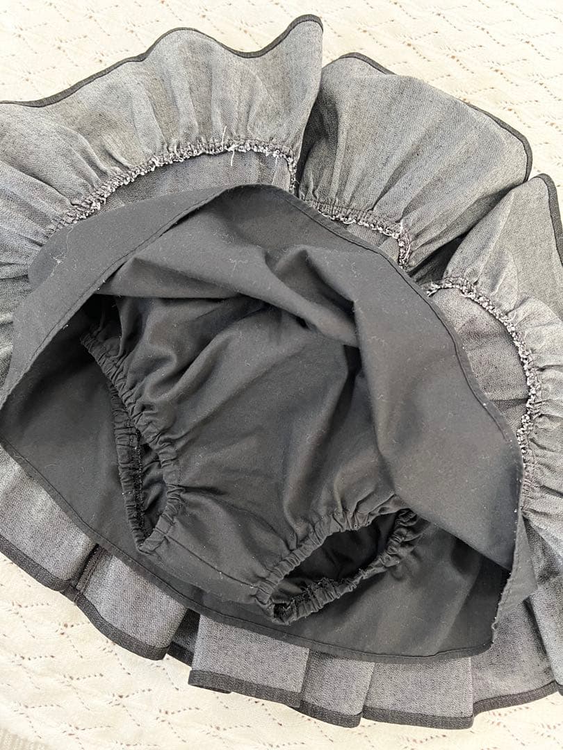 wonny ribbon サロペットデニムスカートM