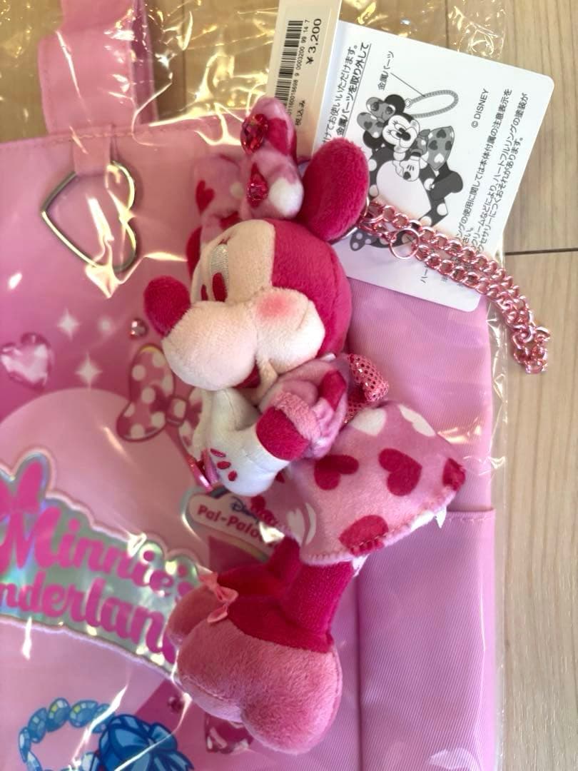 ❤︎ミニーパルパルーザ2026トートバッグ&ミニーぬいぐるみチャーム❤︎