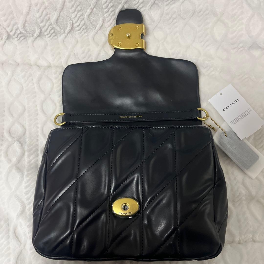 COACH タイムズ スクエア タビー ショルダーバッグ キルティング