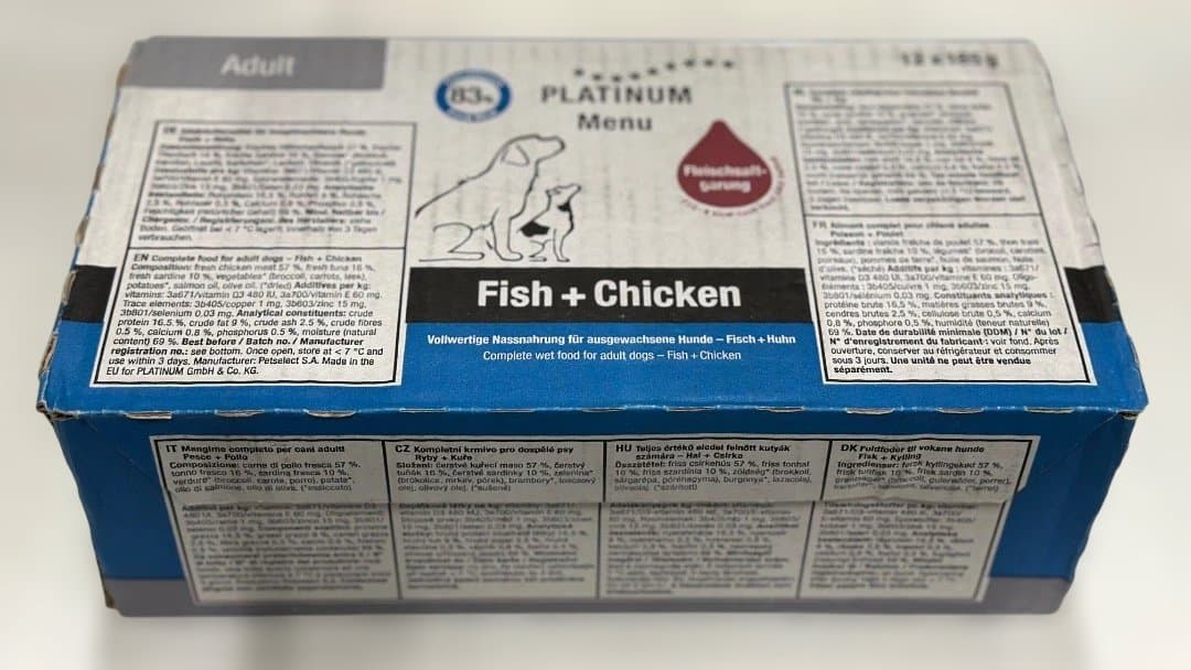 【PLATINUM】ドックフード/ウエット3箱(185gx36個)