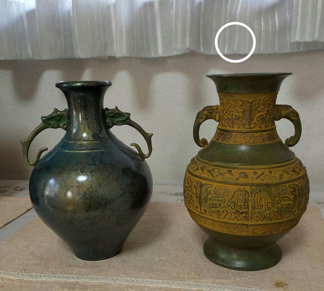 エレガント!! 高岡銅器 銅製花器　（工芸品）