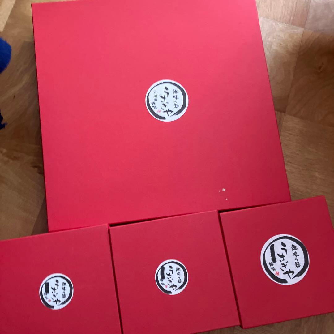 漆器 ウサギの絵柄 四角いトレーとプレートセット