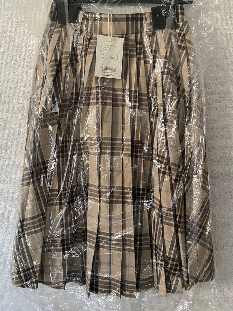スカート thetoe Lyucus Pleats Skirt check
