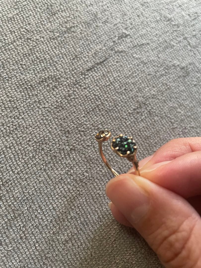 ダイヤ✖️オパールリング