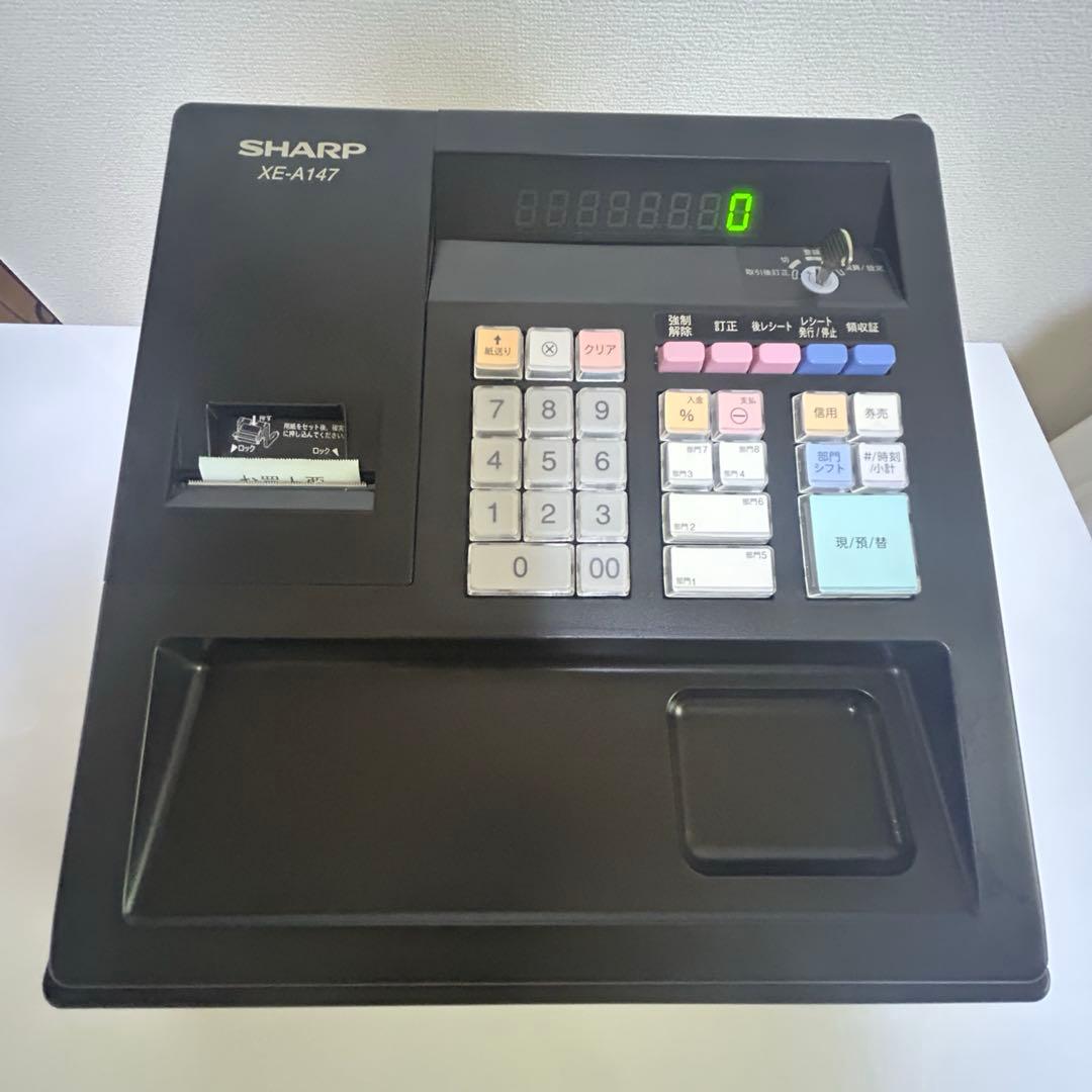 SHARP XE-A147 レジ