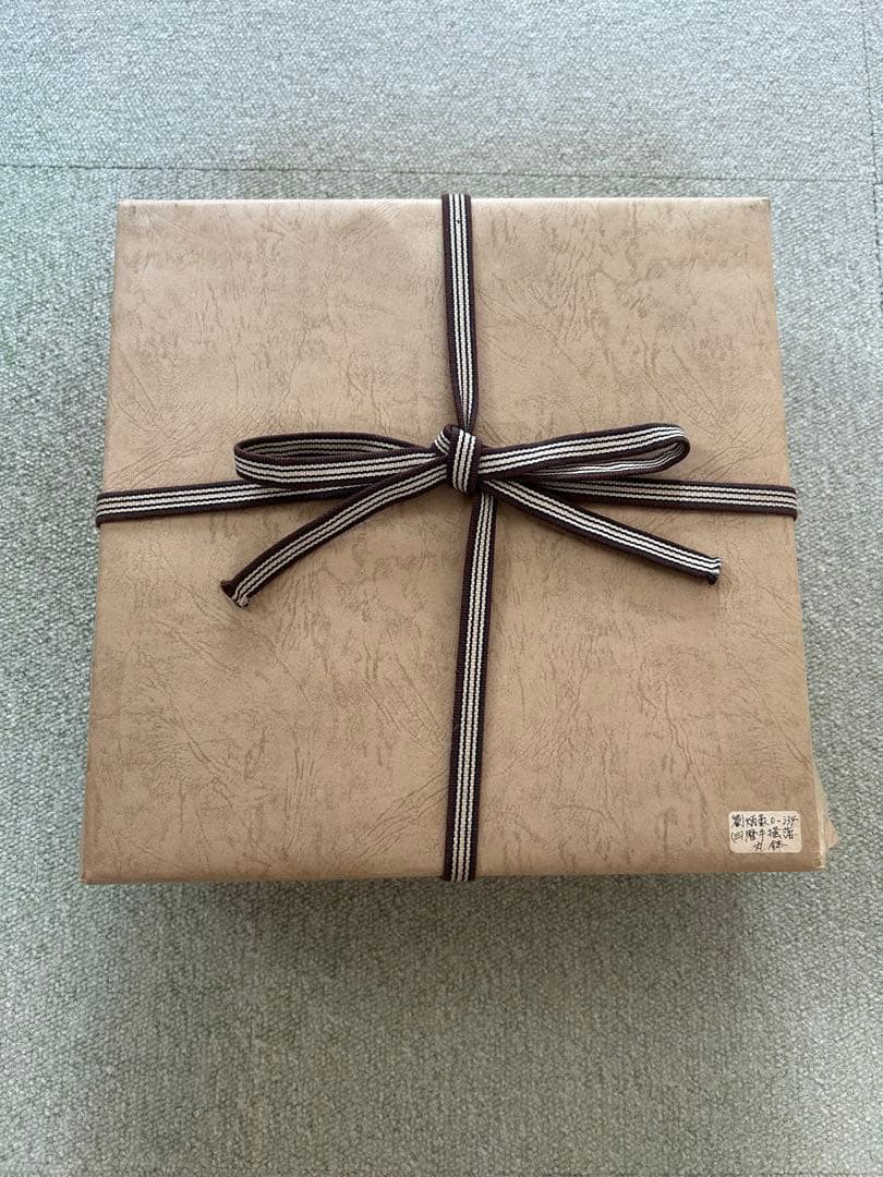 未使用品　三島菓子器　工芸品　茶道