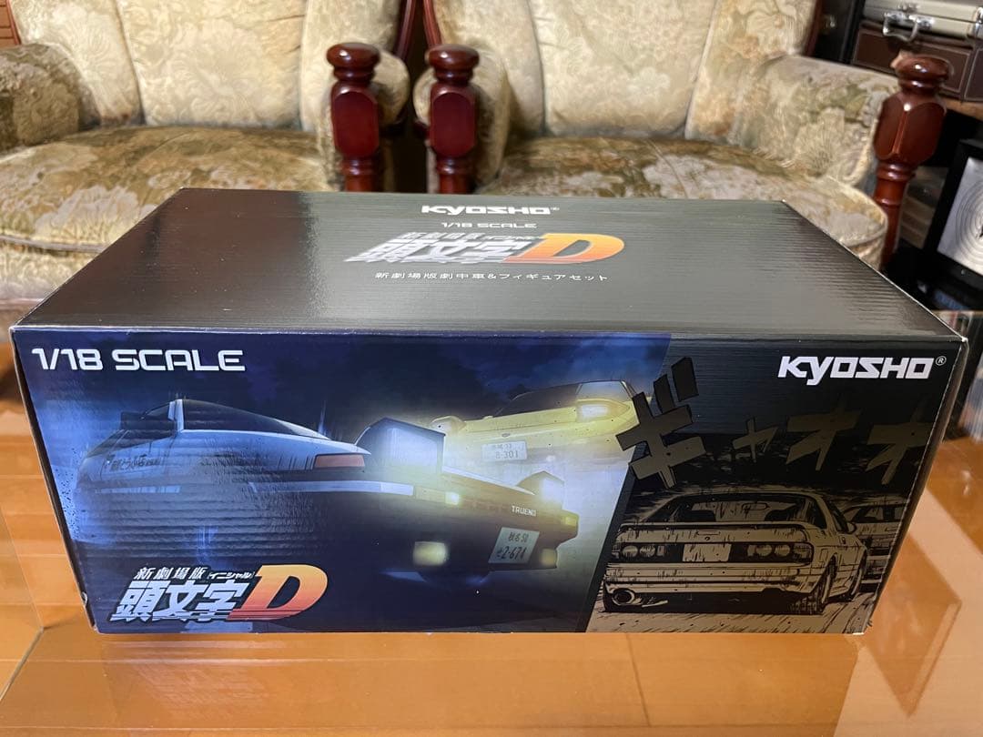 価格変更1/18 京商 スプリンタートレノ イニシャルD フィギュア付 未展示品