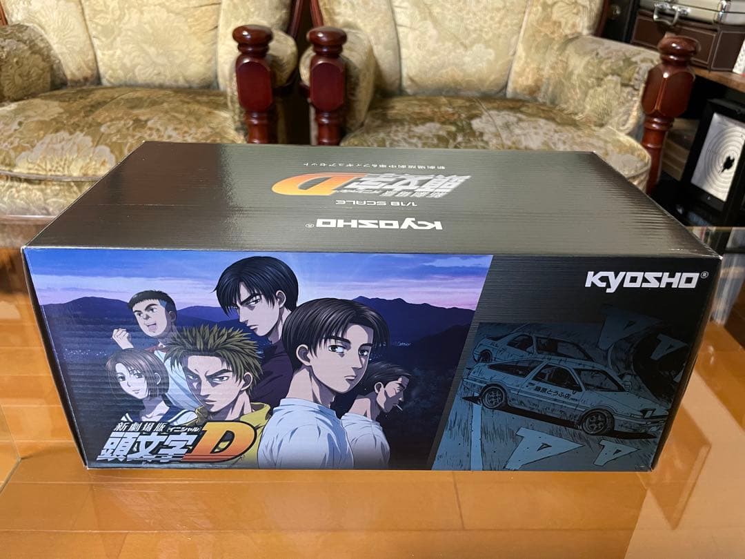 価格変更1/18 京商 スプリンタートレノ イニシャルD フィギュア付 未展示品