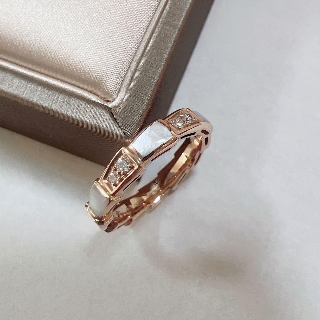 【新品】BULGARI セルペンティ ヴァイパーリング ダイヤ