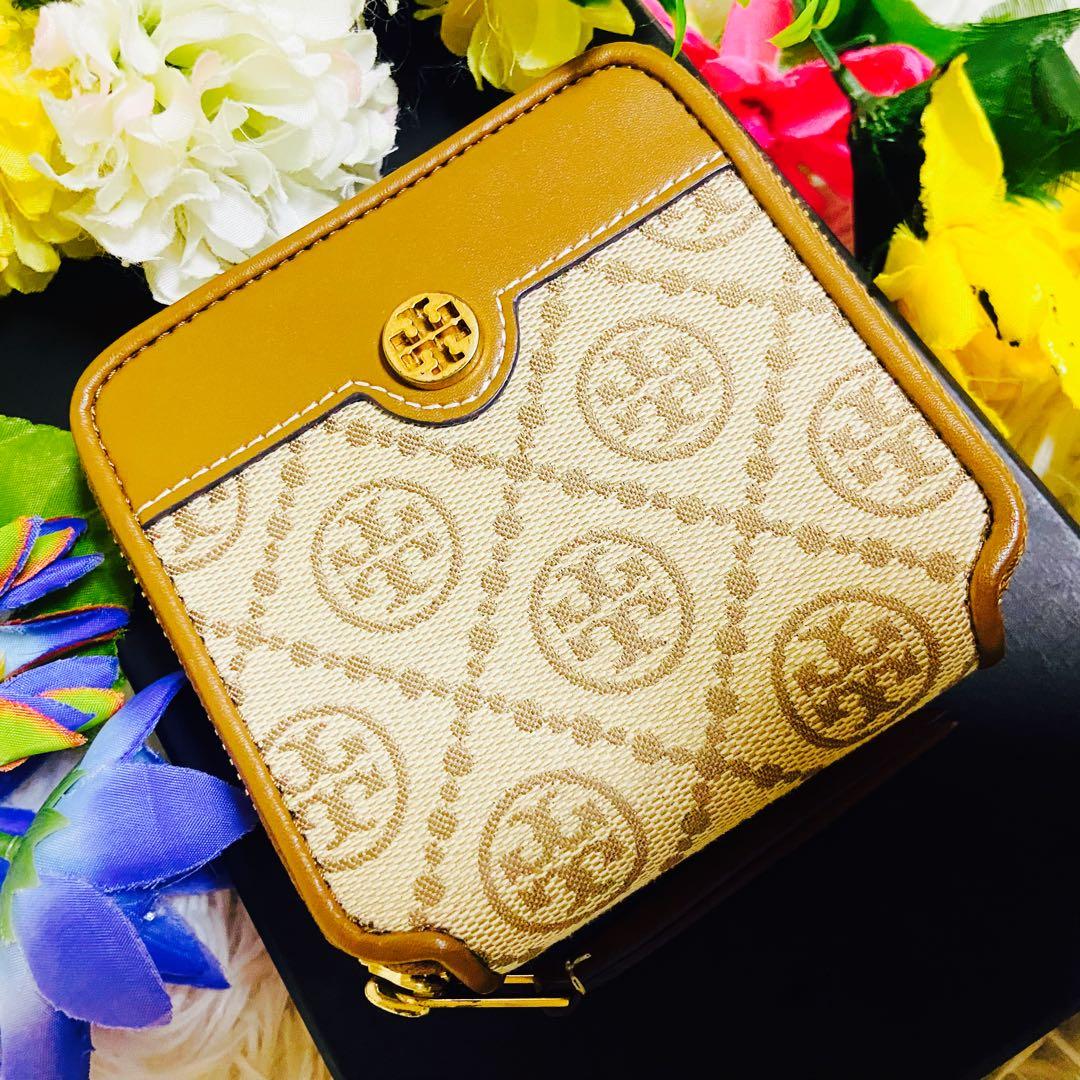 極美品✨TORY BURCH✨トリーバーチ✨財布✨モノグラム✨ジャガード✨限定