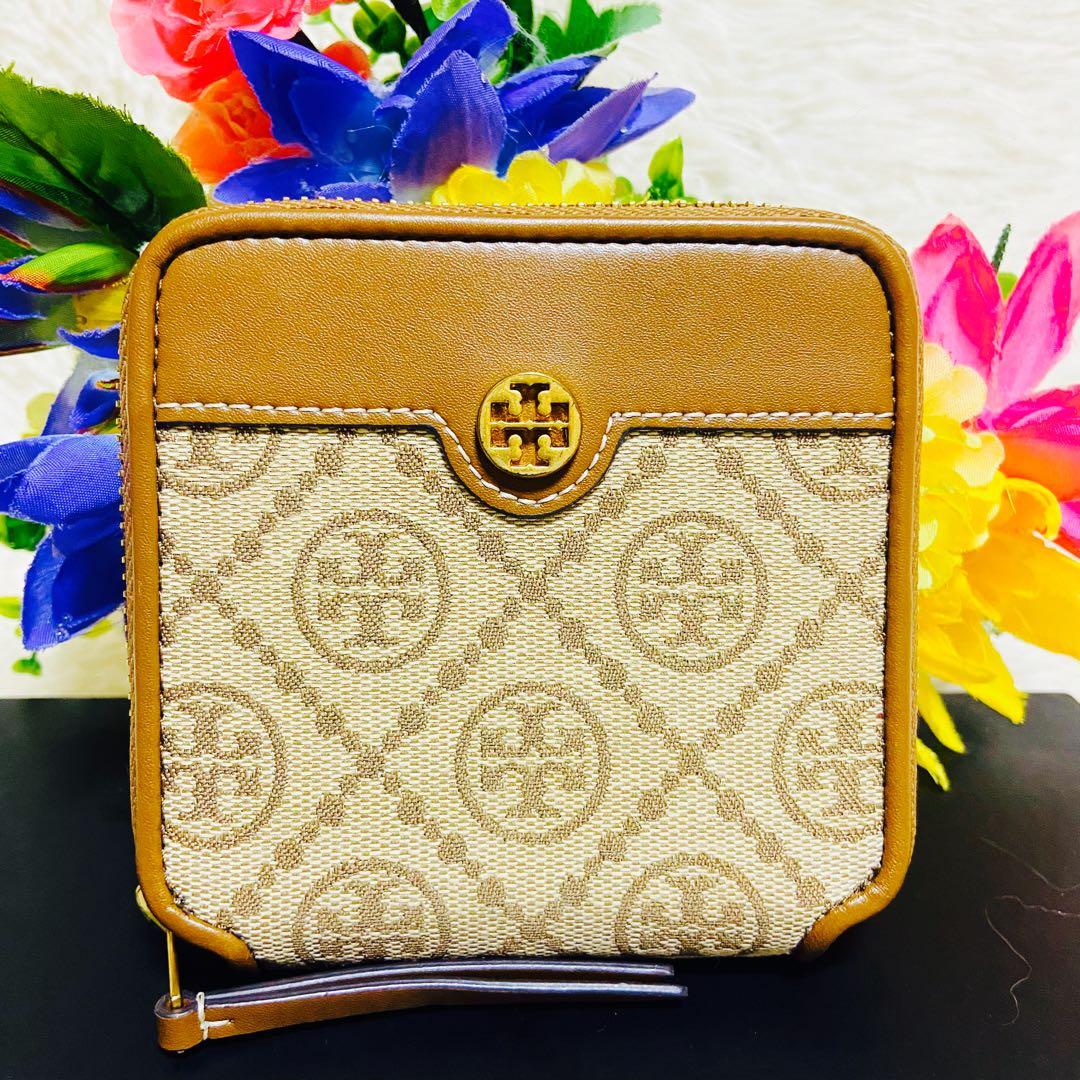 極美品✨TORY BURCH✨トリーバーチ✨財布✨モノグラム✨ジャガード✨限定