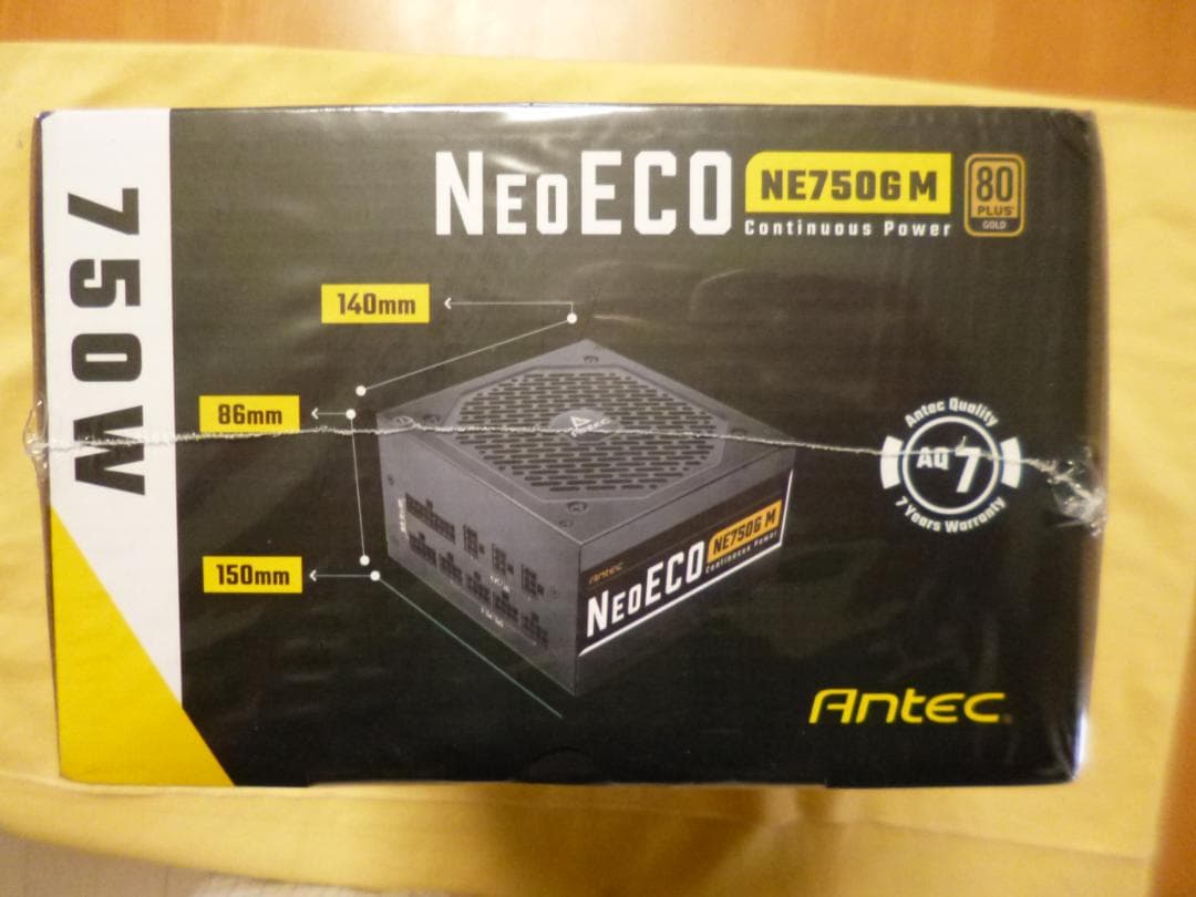 Antec NeoECO NE750GM 80GOLD(未開封)