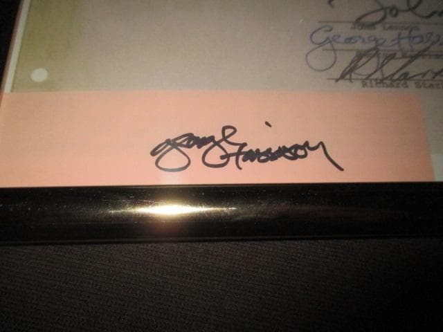 e harrison 直筆サイン (RARE!!送料込み）