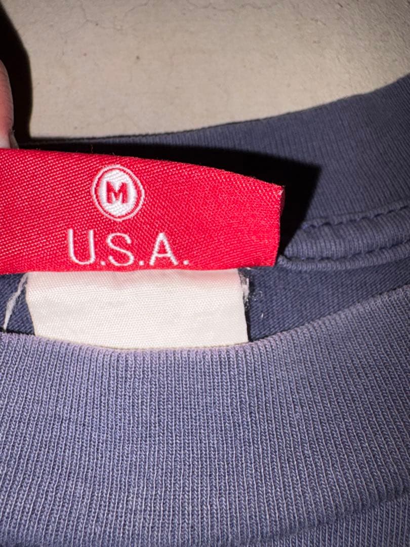 90s 初期 supreme burberry box logo tee M