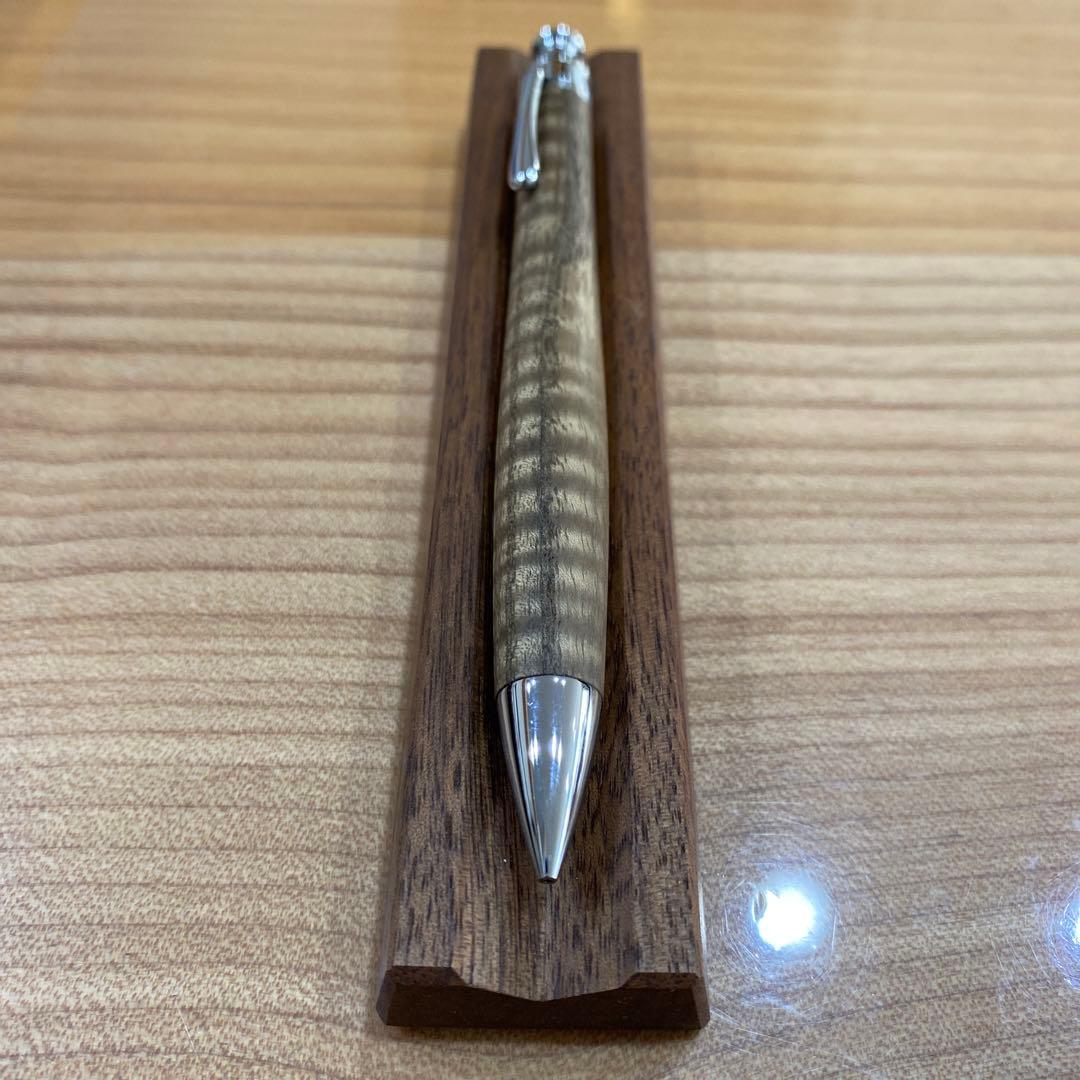 工房楔 シャープペンシル 神代タモ ちぢみ杢
