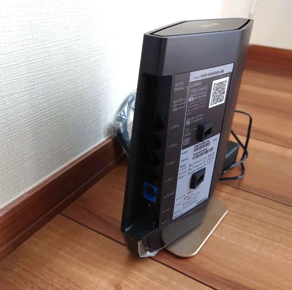 BUFFALO 無線LANルーター 4ポート WSR-5400AX6S/DMB