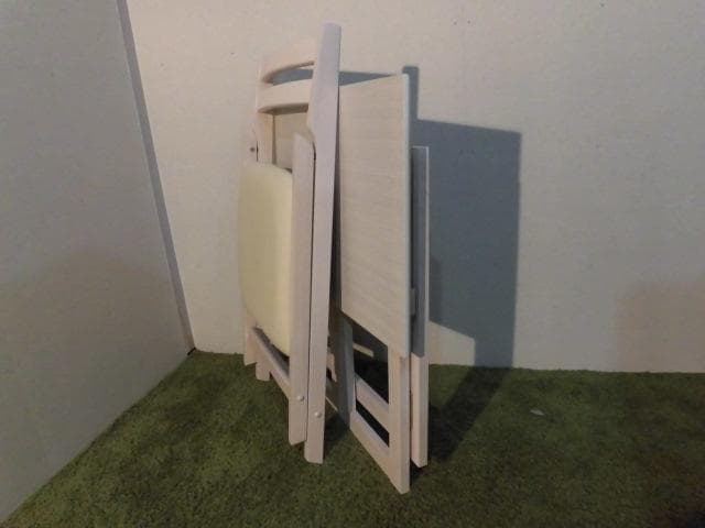 アウトレット/送料無料★折りたたみ デスク＆チェアセット幅７０【ホワイト】