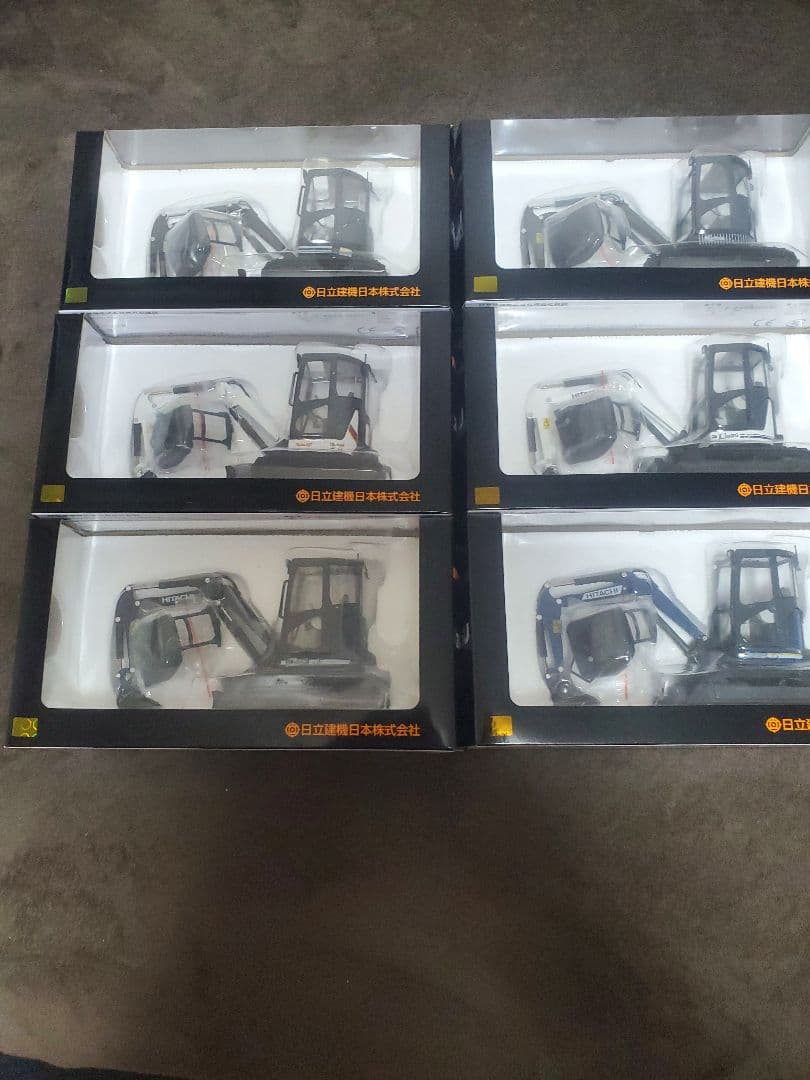 ミニバックホー 6台セット　日立建機 ZX35U 油圧ショベル ミニモデル
