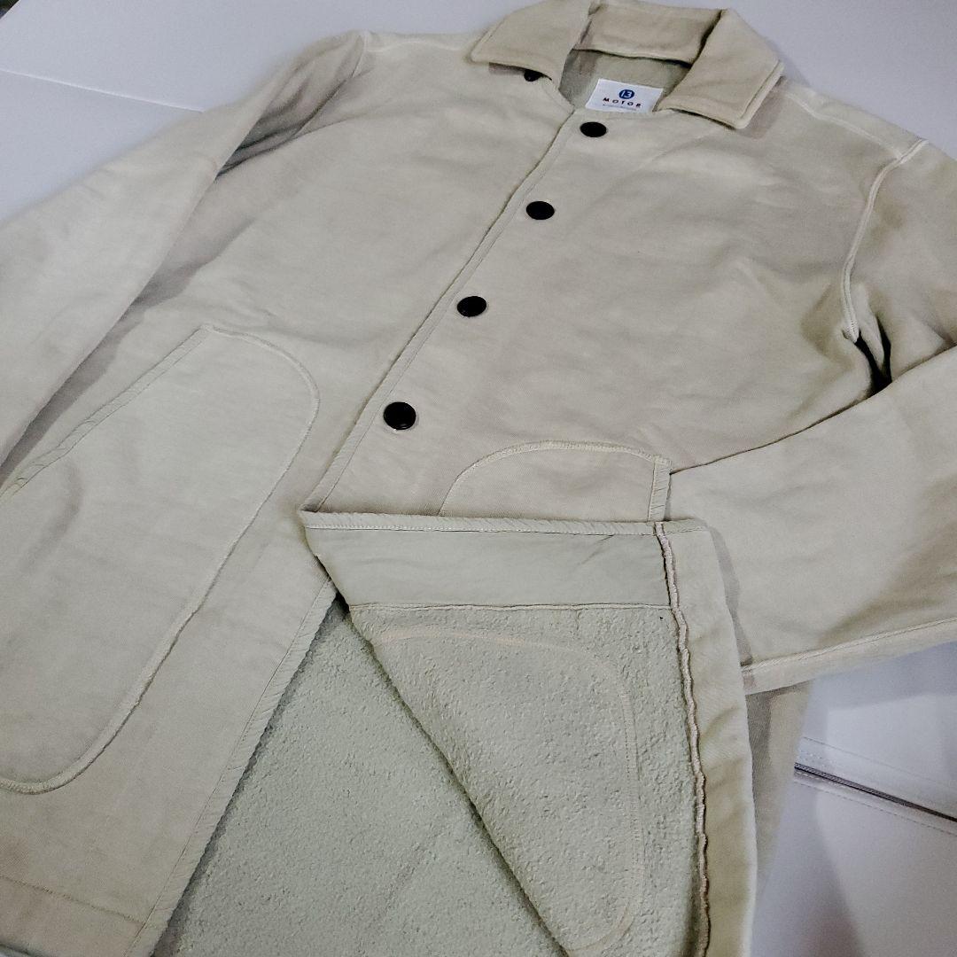 MOTOR 本池秀夫監修　スウェットアトリエコート　ヴィンテージ MOTOレザー