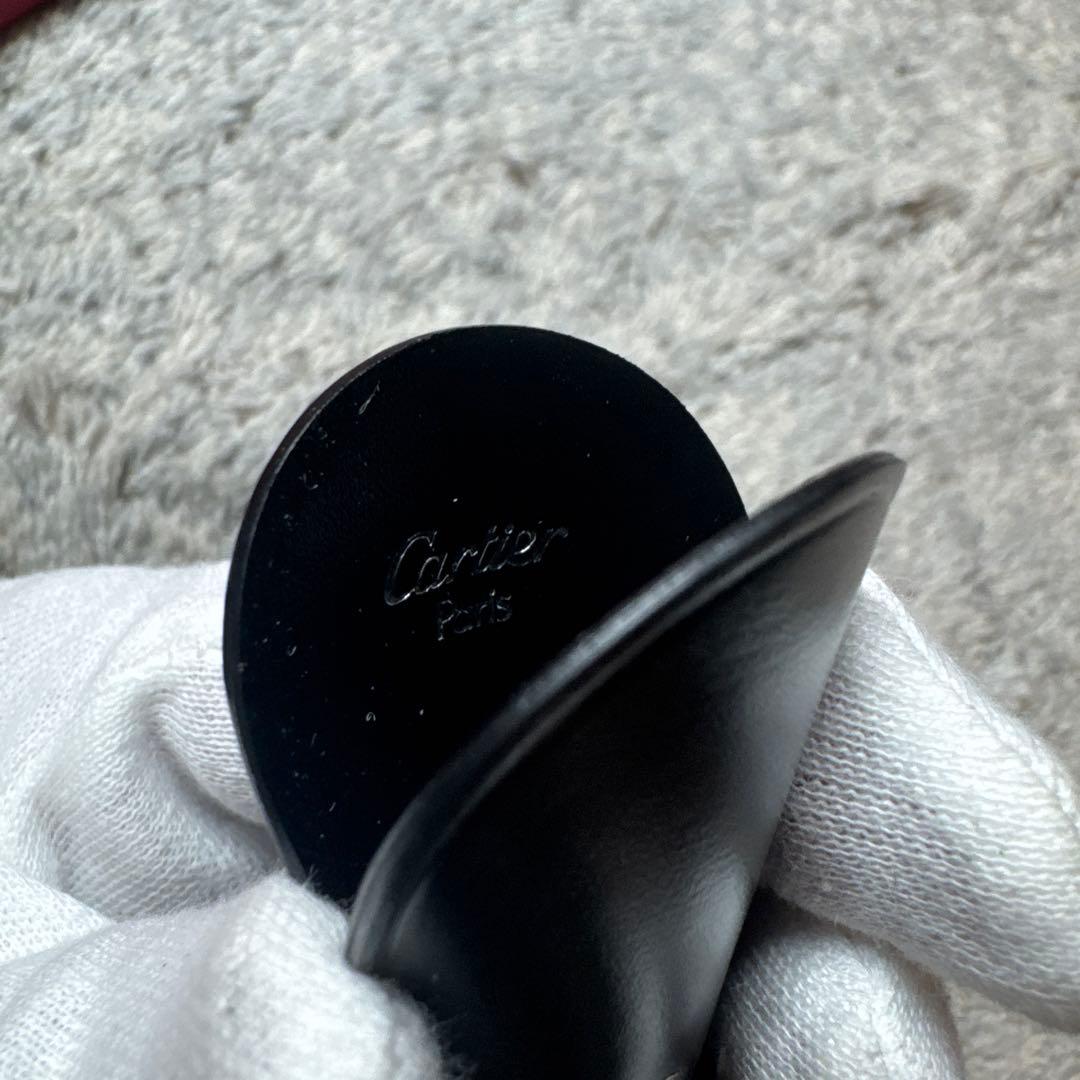 【未使用】Cartier カルティエ ペンケース 本革 レザー ブラック 箱付き