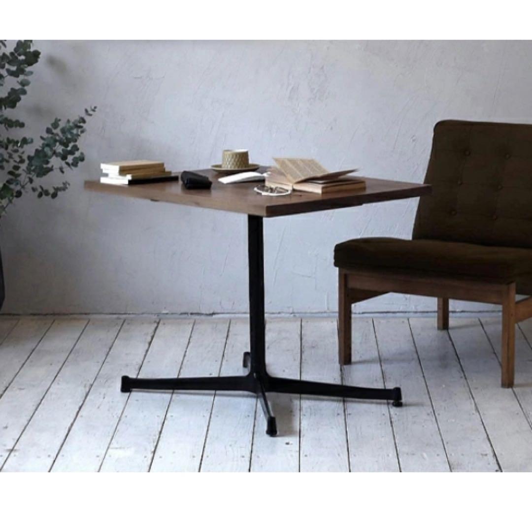 greeniche カフェテーブル　90×70cm チーク/突板