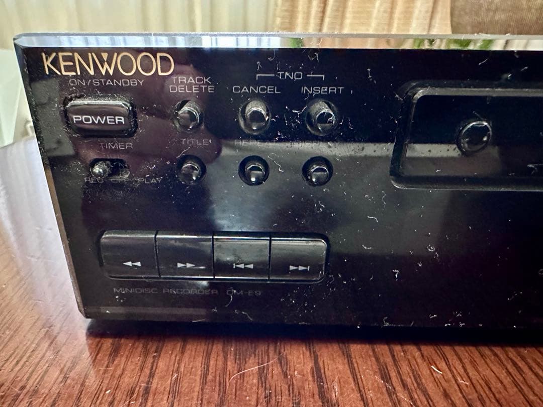 【ジャンク品】KENWOOD DM-E9 ミニディスクレコーダー