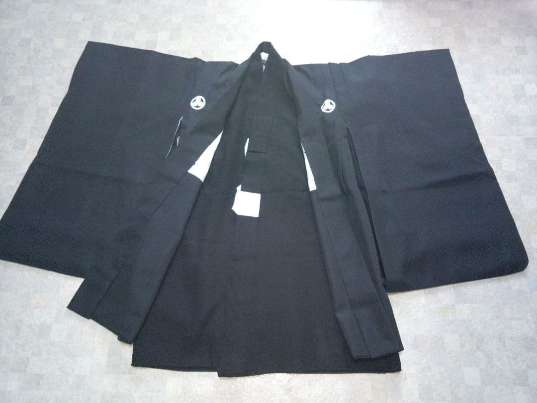 【七五三5歳用】黒紋付袴セット