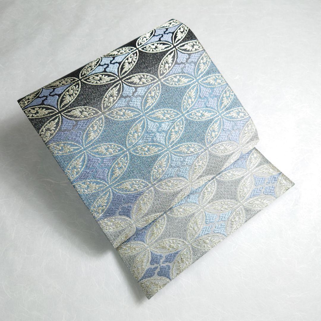 正絹 袋帯 全通柄 七宝 豪華絢爛 極上 逸品 おすすめ品 未使用品