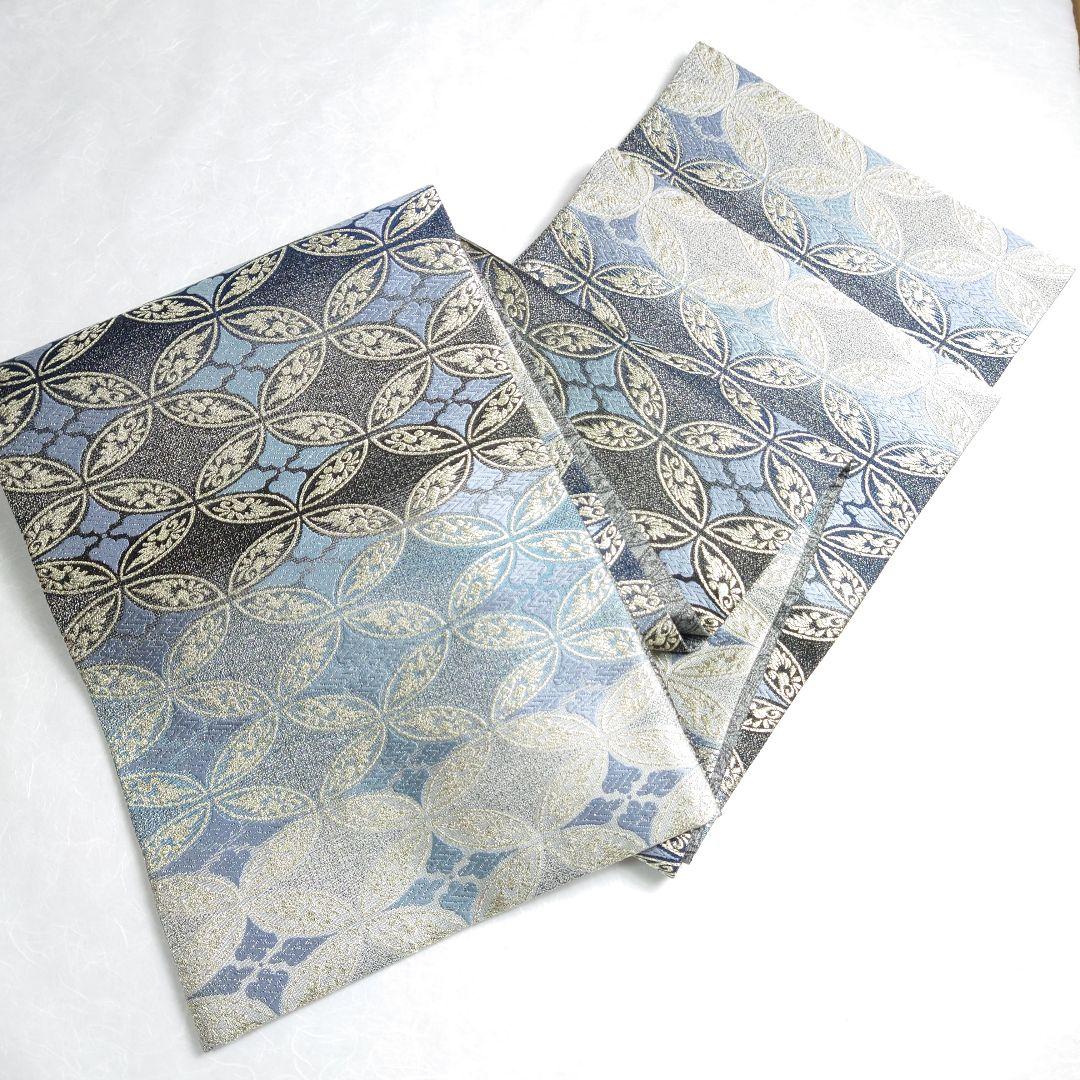 正絹 袋帯 全通柄 七宝 豪華絢爛 極上 逸品 おすすめ品 未使用品