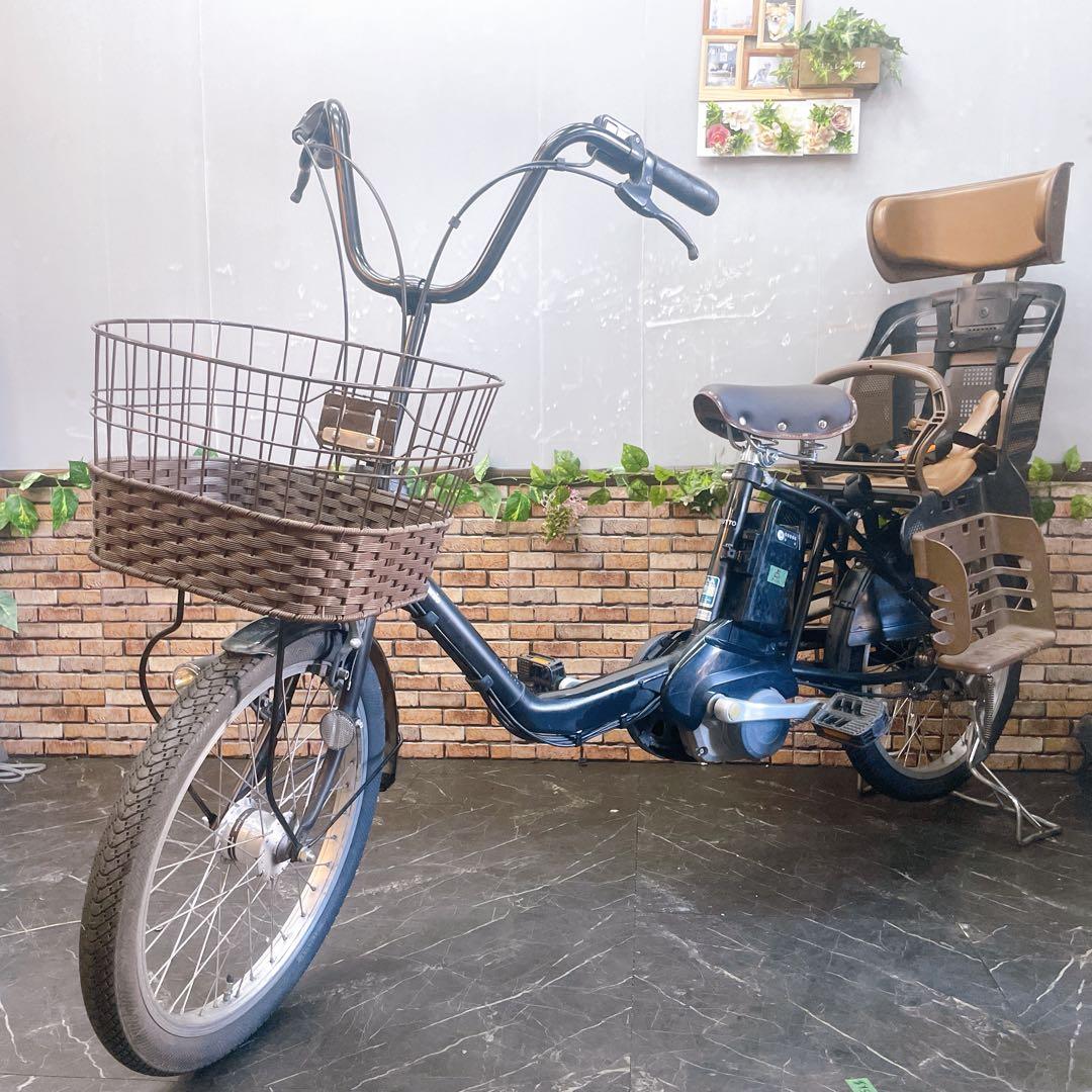 【85】電動自転車Panasonic Gyutto ブラック 20インチ