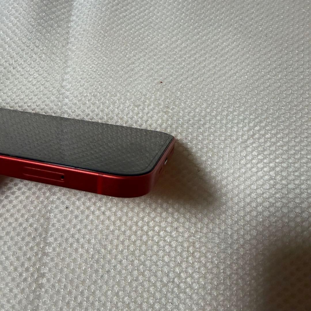 美品 SIMフリー iPhone12 256GB レッド バッテリー97%