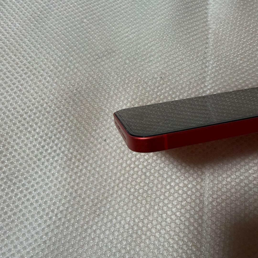 美品 SIMフリー iPhone12 256GB レッド バッテリー97%