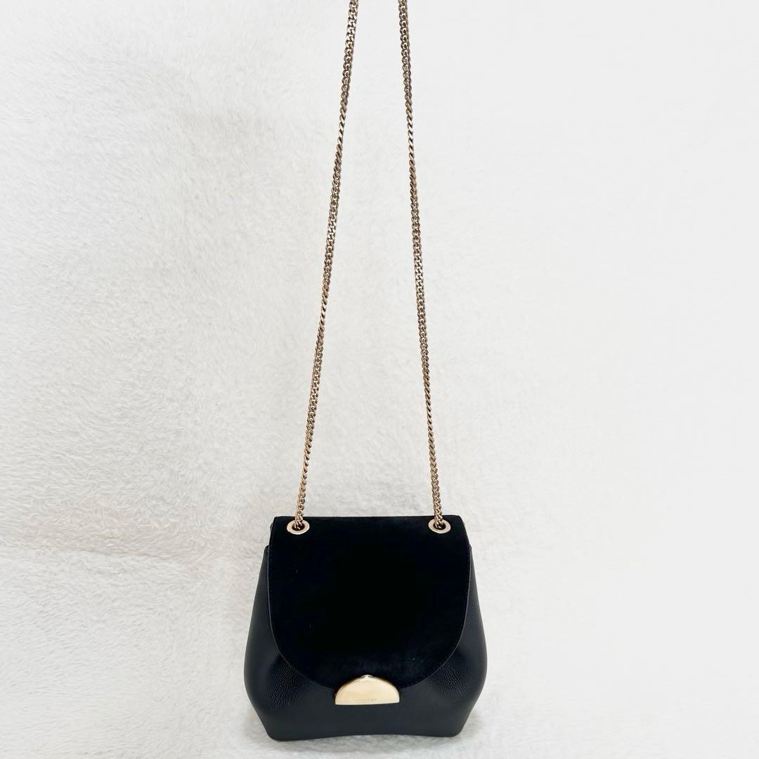 POLÈNE ポレーヌ Numéro Un Mini ショルダーバッグ ブラック