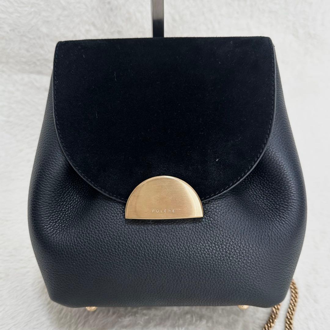 POLÈNE ポレーヌ Numéro Un Mini ショルダーバッグ ブラック